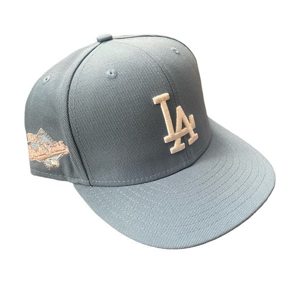 New Era 59Fifty Los Angeles Dodgers 1988 World Series Fitted Hat 7 1/4 - Picture 2 of 6